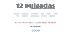 Desktop Screenshot of 12pulgadas12.com