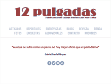 Tablet Screenshot of 12pulgadas12.com